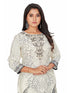 Amchoor Cream Rayon Floral Print KURTI SET for Women's