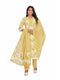 Amchoor Green Cotton Floral Print KURTI SET for Women's