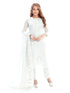 Amchoor Aqua Kota Embroidered Print Kurti Set for Women's