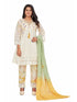 Amchoor Yellow Cotton Floral Print KURTI SET for Women's