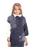 Amchoor Navy Cotton Floral Print Co-ord SET for Women's
