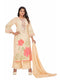 Amchoor Peach Cotton Floral Print KURTI SET for Women's