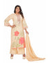 Amchoor Peach Cotton Floral Print KURTI SET for Women's