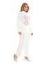 Amchoor Pink Cotton Embroidered Co-ord Set for Women's