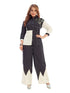 Amchoor Black Cotton Embroidered Co-ord Set for Women's