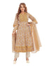 Amchoor Yellow Cotton Floral Print Kurti Set for Women's