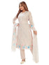 Amchoor Mauve Kota Embroidered Print Kurti Set for Women's