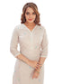 Amchoor Mauve Kota Embroidered Print Kurti Set for Women's