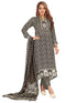 Amchoor Black Viscose Silk Floral Print Kurti Set for Women's