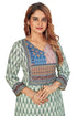 Amchoor Green Cotton Digital Print Kurti Set for Women's