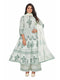 Amchoor Green Cotton Floral Print KURTI SET for Women's