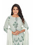 Amchoor Green Cotton Floral Print KURTI SET for Women's