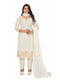 Amchoor Cream Cotton Solid Print KURTI SET for Women's