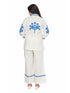 Amchoor Offwhite Cotton Solid Print Co-Ord Set for Women's